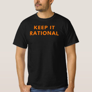 Camiseta Manter Racional   Engraçado Professor de Matemátic