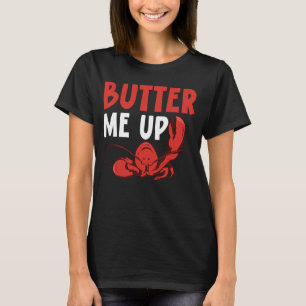 Camiseta Manteve-Me Crawfish Comendo Lagosta De Marisco