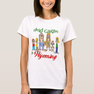 Camiseta Mantida em cativeiro em Wyoming