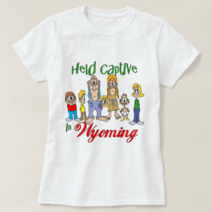 Camiseta Mantida em cativeiro em Wyoming