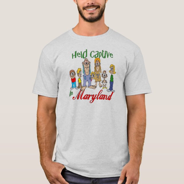 Camiseta Mantido em Captivo em Maryland (Frente)