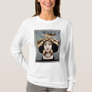 Camiseta Mantilha Sumerian vestida pelo Shub-anúncio da