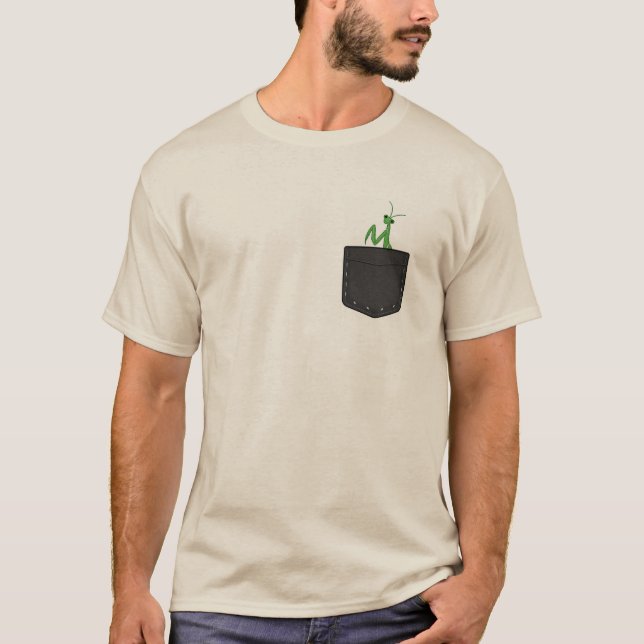 Camiseta - Mantis no Bolso (Frente)