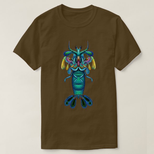 Camiseta Mantis Shrimp (Frente do Design)