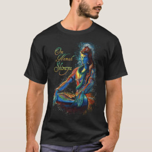 Camiseta Mantra de Maha Shiva em profunda meditação vintage