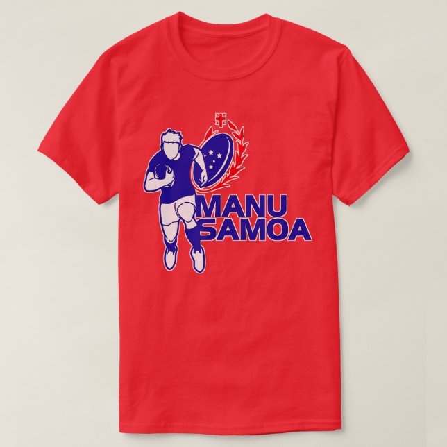 Camiseta Manu Samoa Rugby eam (Frente do Design)