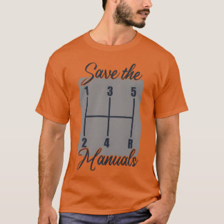 Camiseta Manuais de carros manuais Savehe presente amigo
