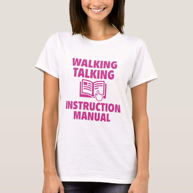 Camiseta Manual de instruções (Frente)