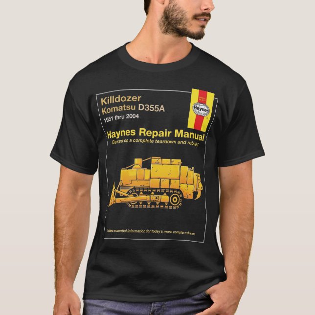Camiseta Manual de Reparo do Killdozer (Frente)