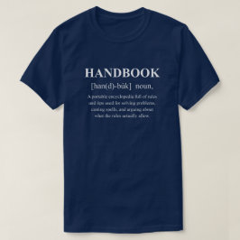 Camiseta Manual Definição Engraçada Com Texto Branco Jogos