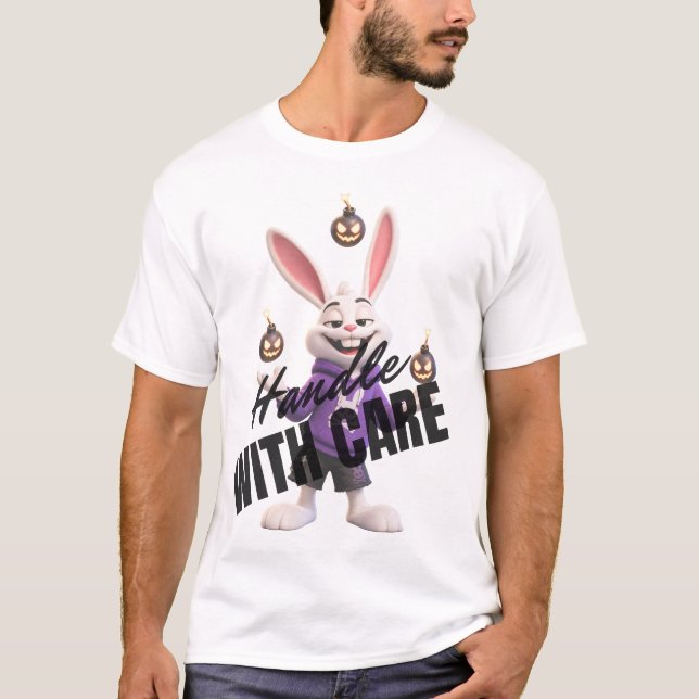 Camiseta Manuseie com Cuidado (Frente)