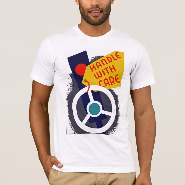 Camiseta Manuseie Com Cuidado (Frente)