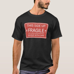 Camiseta Manuseio Frágil Com Cuidado Logística de Envio Mov