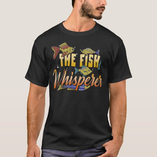 Camiseta Manutenção de peixes com peixes S2 (44) (Frente)