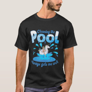 Camiseta Manutenção do técnico de assistência e piscina de