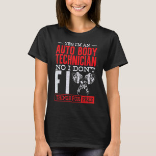Camiseta Manutenção do veículo de reparação de veículos téc