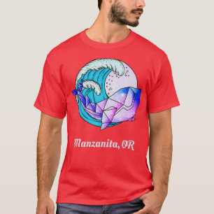 Camiseta Manzanita OU Assassino Geométrico Orca Da Pintura 