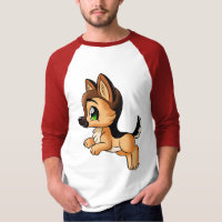Mão bonito de T unisex tirado do basebol da Capa