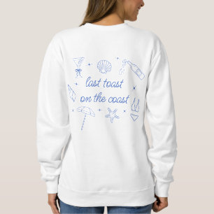 Camiseta Mão Branca Desenhada Última Brincadeira na Costa