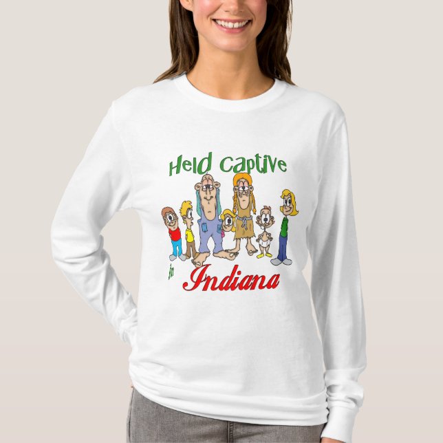 Camiseta Mão-cativa em Indiana (Frente)