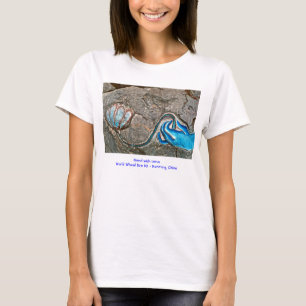 Camiseta Mão com Lotus/T-Shirt