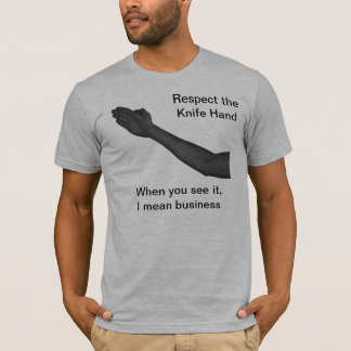 Camiseta Mão da faca