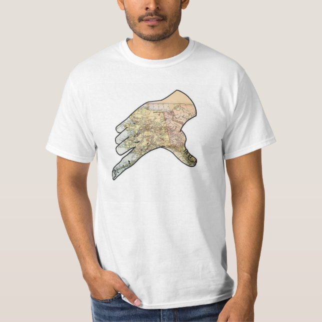 Camiseta Mão de Alaska (Frente)