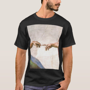 Camiseta Mão de Deus por Michelangelo