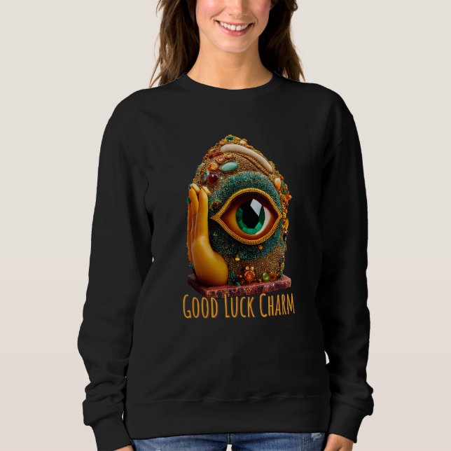 Camiseta Mão de Hamsa Olho de Tigre 2 (Frente)