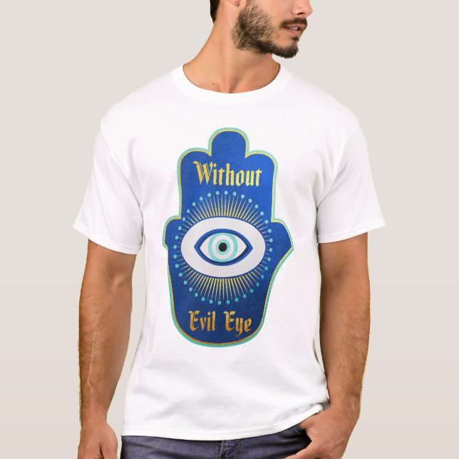 Camiseta Mão de Hamsa  Olho Gordo (Frente)