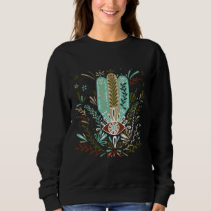 Camiseta Mão de Hamsa - Paleta da Terra