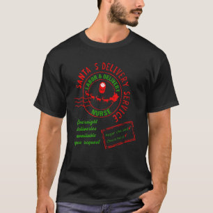 Camiseta Mão De Obra E Enfermeira De Parto De Natal Mãe Nur