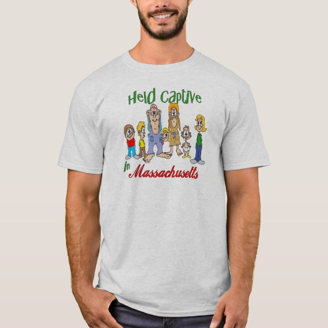Camiseta Mão-de-Obra em Massachusetts (Frente)