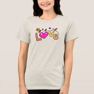 Camiseta Mão Desenhada Dó de Amor