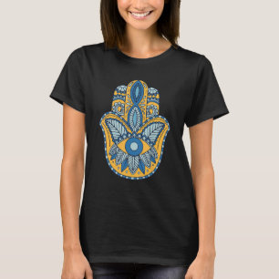 Camiseta Mão do Hinduísmo Hamsa Olho Fátima Árabe Pro