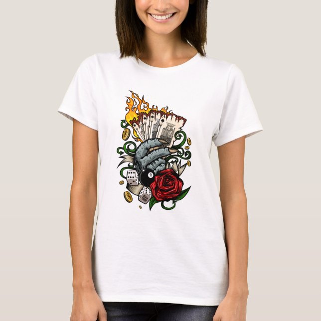 Camiseta Mão Dos Cartões (Frente)