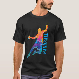 Camiseta Mão Handebol Jogador Handebol França Criança menin