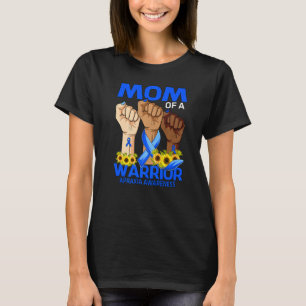 Camiseta Mão Mãe De Um Guerreiro Apraxia Consciência De Gir