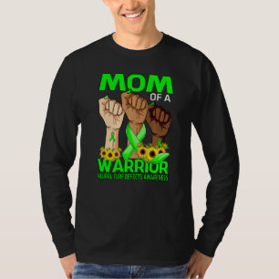 Camiseta Mão Mãe De Um Tubo Neural Guerreiro Dói Awarenes