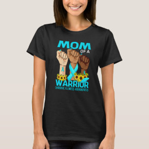 Camiseta Mão Mãe De Uma Doença Crônica Guerreira Sensibiliz