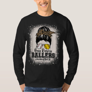 Camiseta Mão Mensageira Mãe De Ambos Beisebol Softball Ocup