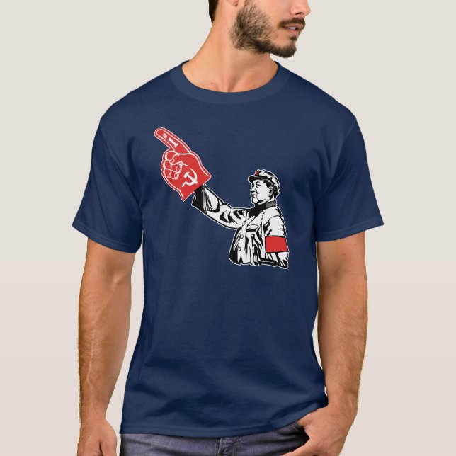 Camiseta Mao - o comunismo é #1 (Frente)