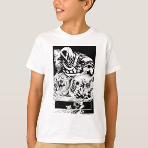 Camiseta Mão preta com painel 2 do crânio
