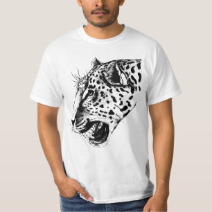 Camiseta Mão preto e branco uma ilustração tirada do