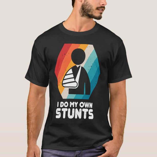 Camiseta Mão Quebrada, Eu Faço Minhas Próprias Pedras E Log (Frente)