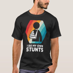 Camiseta Mão Quebrada Eu Faço Minhas Próprias Pedras Ficam