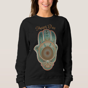 Camiseta Mão Verde legal de Hamsa Personalizada