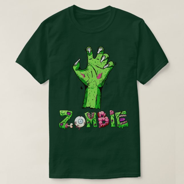 Camiseta Mão Zombie 2 (Frente do Design)