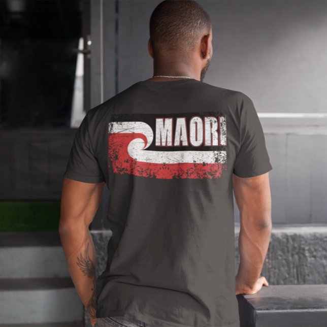 Camiseta Maori Flag Nova Zelândia (Criador carregado)