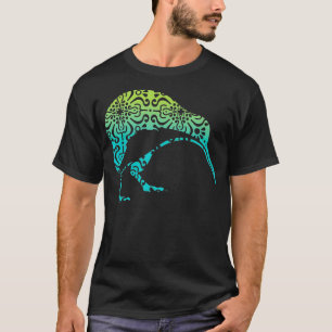 Camiseta Maori Kiwi Tribal Aboriginal New Zealand Bird Art 